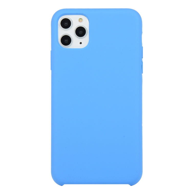 For iPhone 11 Solid Color Solid Silicone  Shockproof Case (Hibiscus Pink), For iPhone 11