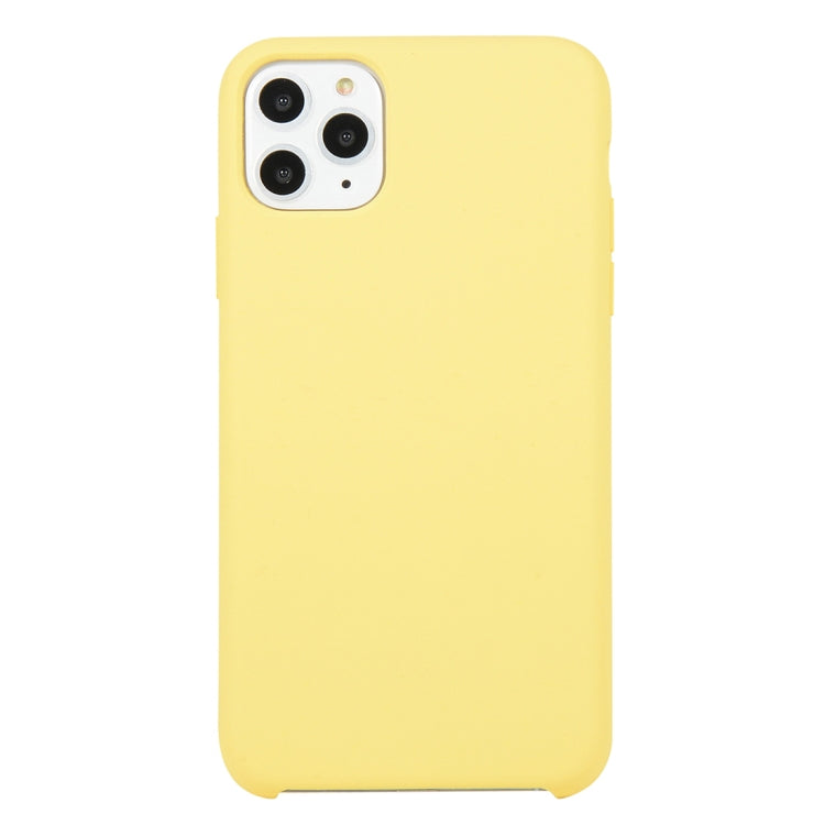 For iPhone 11 Solid Color Solid Silicone  Shockproof Case (Hibiscus Pink), For iPhone 11