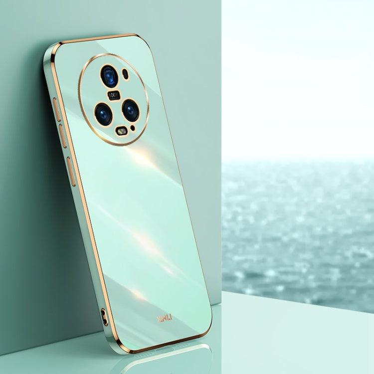 XINLI Straight Edge 6D Electroplate TPU Phone Case, For Honor Magic5 5G, For Honor Magic5 Pro 5G, For Honor X7a 2023