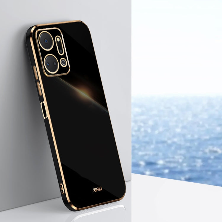 XINLI Straight Edge 6D Electroplate TPU Phone Case, For Honor Magic5 5G, For Honor Magic5 Pro 5G, For Honor X7a 2023
