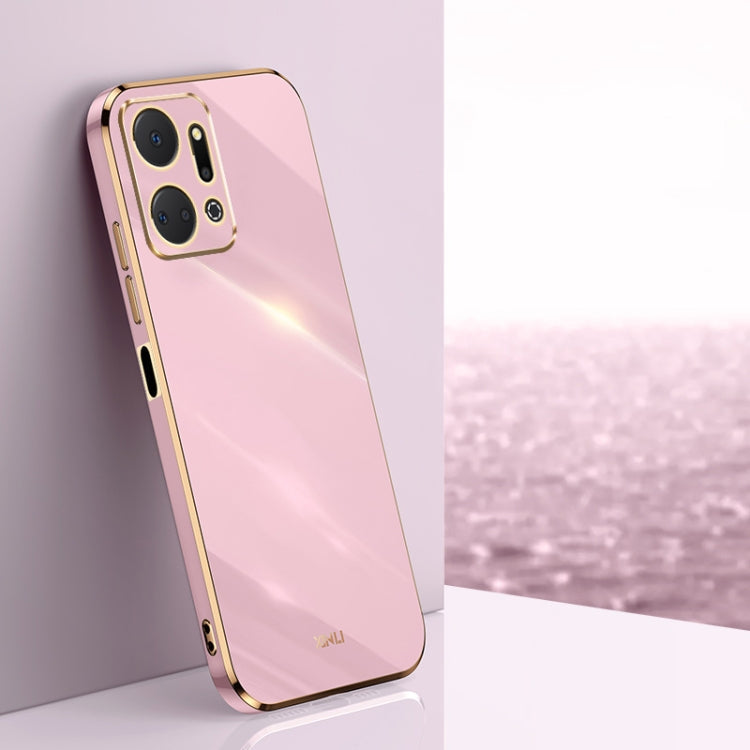 XINLI Straight Edge 6D Electroplate TPU Phone Case, For Honor Magic5 5G, For Honor Magic5 Pro 5G, For Honor X7a 2023