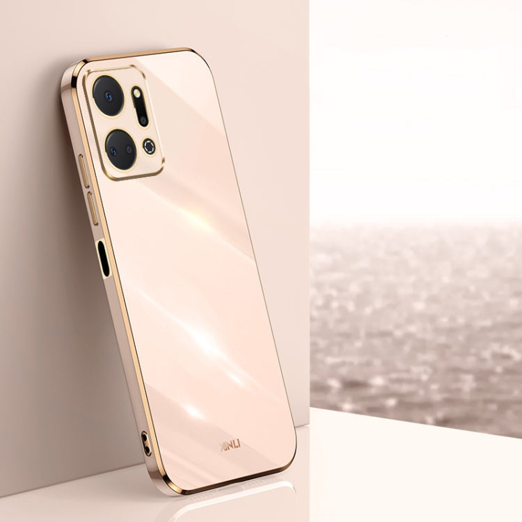 XINLI Straight Edge 6D Electroplate TPU Phone Case, For Honor Magic5 5G, For Honor Magic5 Pro 5G, For Honor X7a 2023