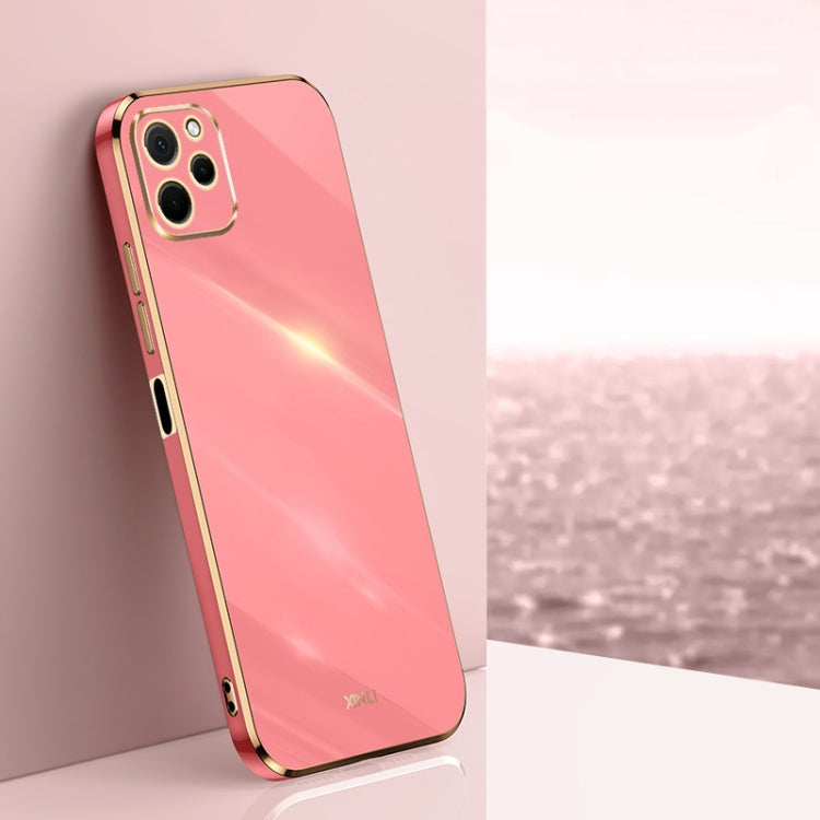 XINLI Straight Edge 6D Electroplate TPU Phone Case, For Honor X8a 2023, For Honor X9a 5G, For Huawei nova Y61