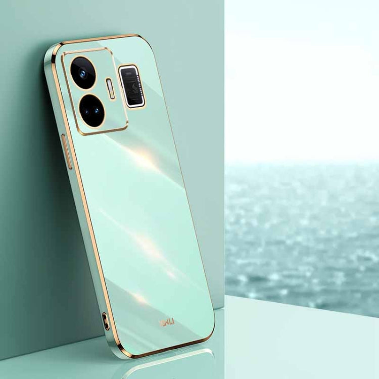 XINLI Straight Edge 6D Electroplate TPU Phone Case, For OnePlus 11, For OnePlus Ace 2, For Realme GT Neo 5