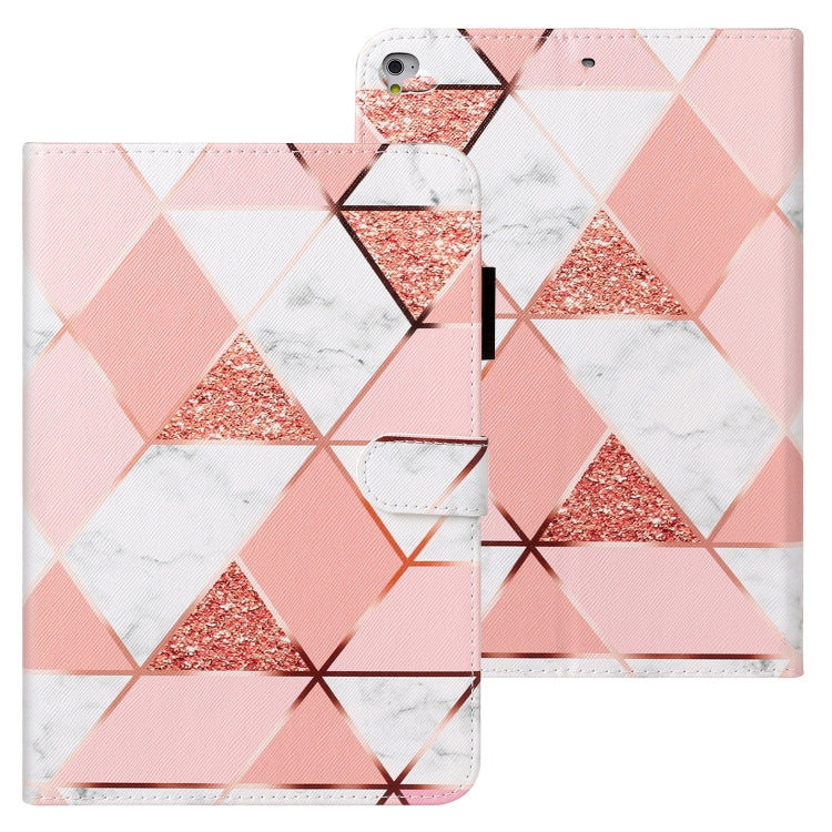 Cross Texture Painted Horizontal  Leather Case with Sleep / Wake-up Function & Card Slot & Holder & Wallet, For iPad 10.2, For iPad Air, For iPad Air 2, For iPad 9.7 inch (2017), For iPad 9.7 (2018), For iPad Pro 9.7