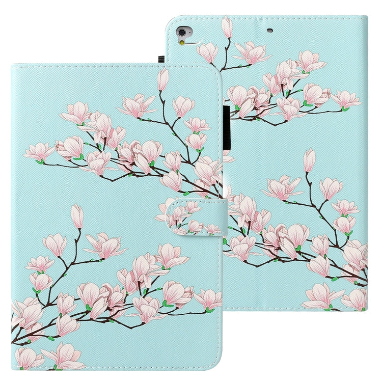 Cross Texture Painted Horizontal  Leather Case with Sleep / Wake-up Function & Card Slot & Holder & Wallet, For iPad 10.2, For iPad Air, For iPad Air 2, For iPad 9.7 inch (2017), For iPad 9.7 (2018), For iPad Pro 9.7