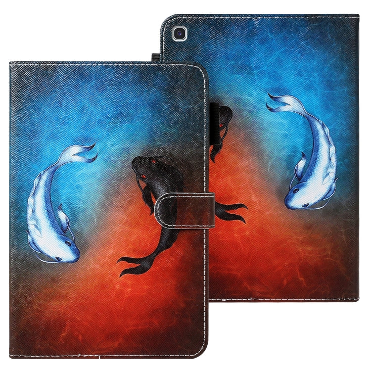 Cross Texture Painted Horizontal  Leather Case with Sleep / Wake-up Function & Card Slot & Holder & Wallet, For Galaxy Tab A 8.0 (2019) T290, For Galaxy Tab A 10.1 (2019) T510, For Galaxy Tab S5e T720, For iPad Air, For iPad 10.2                       ...