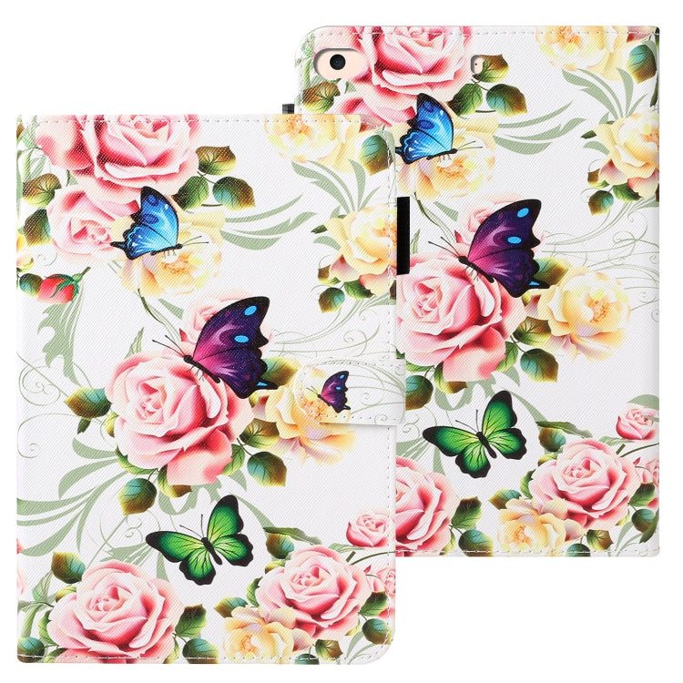 Cross Texture Painted Horizontal  Leather Case with Sleep / Wake-up Function & Card Slot & Holder & Wallet, For iPad 10.2, For iPad Air, For iPad Air 2, For iPad 9.7 inch (2017), For iPad 9.7 (2018), For iPad Pro 9.7, For iPad Mini / 5 / 4 / 3 / 2 /1  ...