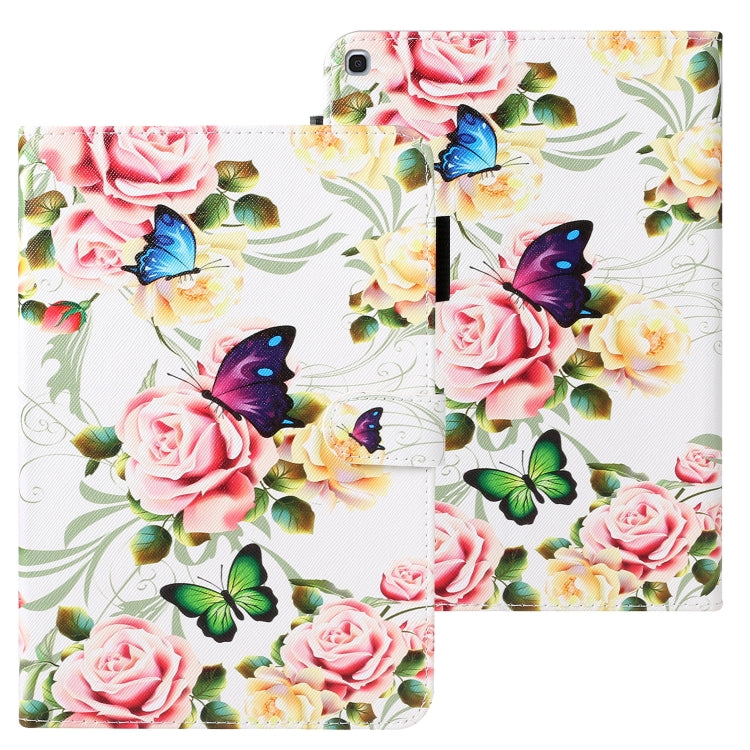 Cross Texture Painted Horizontal  Leather Case with Sleep / Wake-up Function & Card Slot & Holder & Wallet, For iPad 10.2, For iPad Air, For iPad Air 2, For iPad 9.7 inch (2017), For iPad 9.7 (2018), For iPad Pro 9.7, For iPad Mini / 5 / 4 / 3 / 2 /1  ...