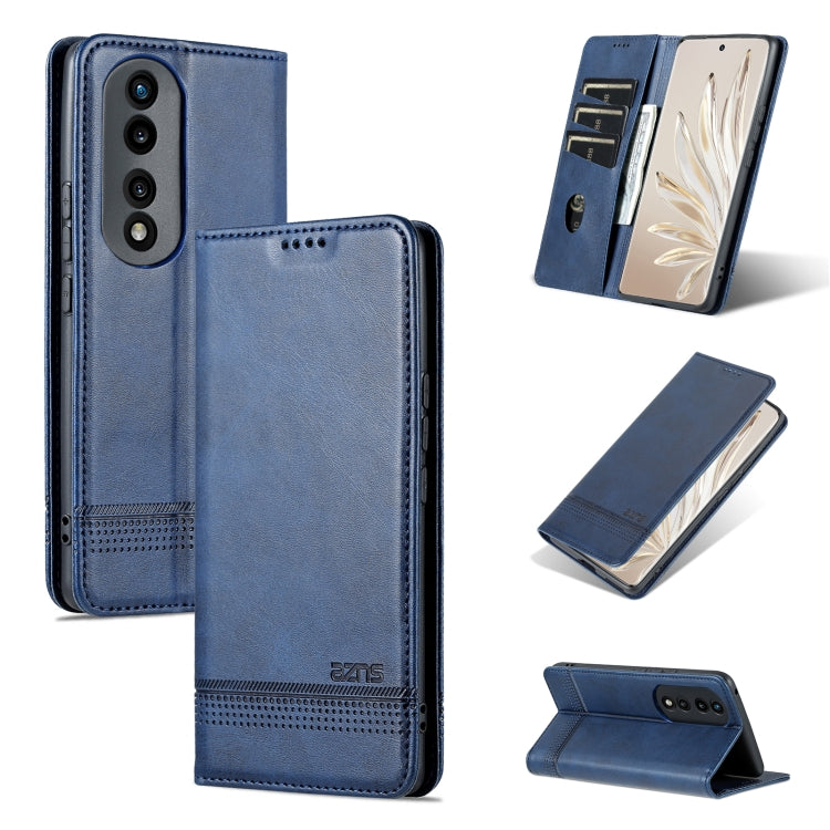 AZNS Magnetic Calf Texture Flip Leather Phone Case, For Honor X50i/90 Lite, For Honor Play 40, For Honor 90 Pro, For Honor 90