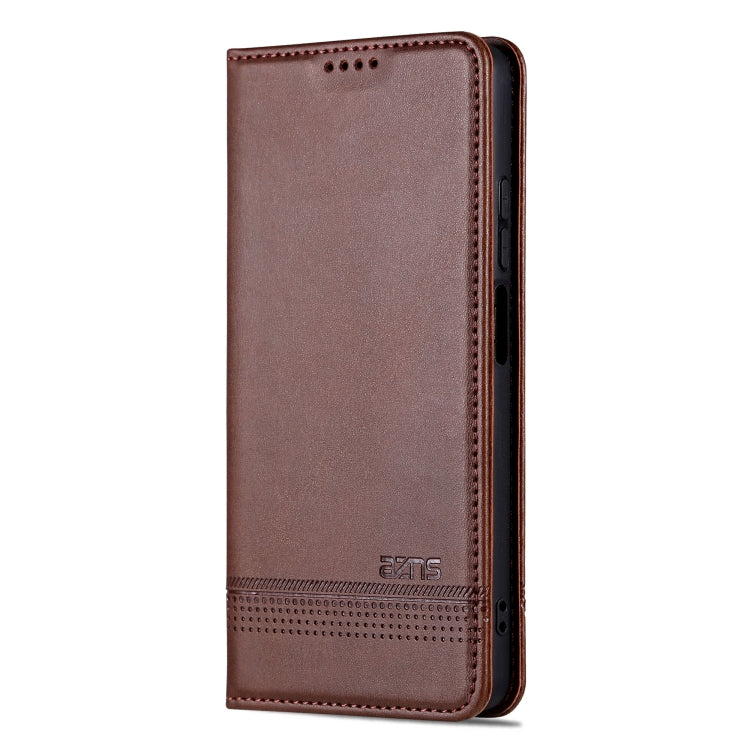 AZNS Magnetic Calf Texture Flip Leather Phone Case, For Honor X50i/90 Lite, For Honor Play 40, For Honor 90 Pro, For Honor 90
