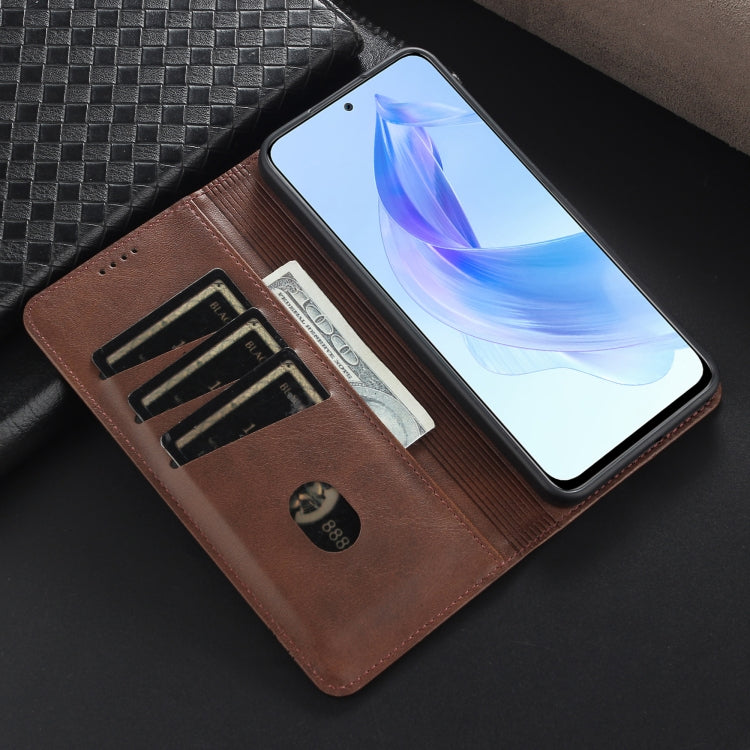 AZNS Magnetic Calf Texture Flip Leather Phone Case, For Honor X50i/90 Lite, For Honor Play 40, For Honor 90 Pro, For Honor 90
