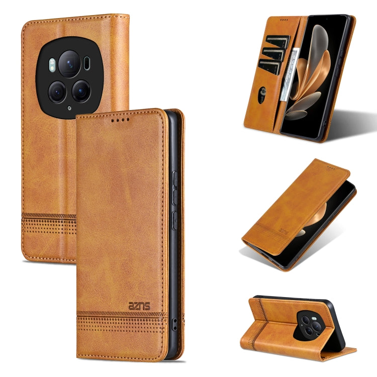 AZNS Magnetic Calf Texture Flip Leather Phone Case, For Honor Play 50/Play 50m 5G, For Honor 200 Lite Global, For Honor Magic6 Pro, For Honor Magic6