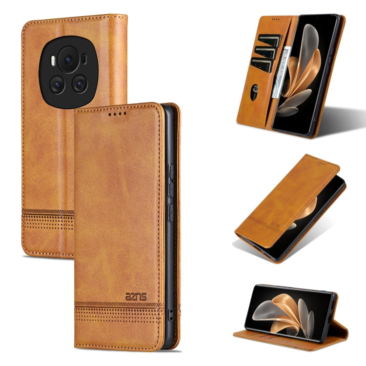 AZNS Magnetic Calf Texture Flip Leather Phone Case, For Honor Play 50/Play 50m 5G, For Honor 200 Lite Global, For Honor Magic6 Pro, For Honor Magic6