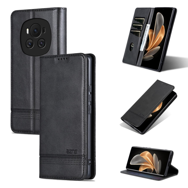 AZNS Magnetic Calf Texture Flip Leather Phone Case, For Honor Play 50/Play 50m 5G, For Honor 200 Lite Global, For Honor Magic6 Pro, For Honor Magic6
