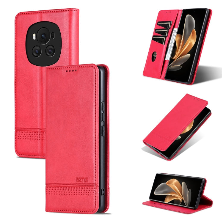 AZNS Magnetic Calf Texture Flip Leather Phone Case, For Honor Play 50/Play 50m 5G, For Honor 200 Lite Global, For Honor Magic6 Pro, For Honor Magic6