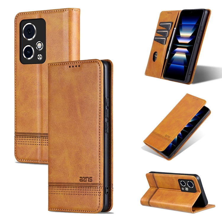AZNS Magnetic Calf Texture Flip Leather Phone Case, For Honor 90 GT, For Honor Magic6 Lite 5G/X9b, For Honor Play 50 Plus, For Honor X50