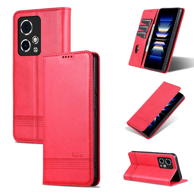 AZNS Magnetic Calf Texture Flip Leather Phone Case, For Honor 90 GT, For Honor Magic6 Lite 5G/X9b, For Honor Play 50 Plus, For Honor X50