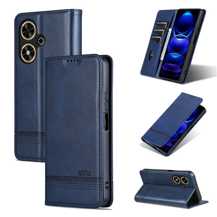 AZNS Magnetic Calf Texture Flip Leather Phone Case, For Honor Play 50/Play 50m 5G, For Honor 200 Lite Global, For Honor Magic6 Pro, For Honor Magic6