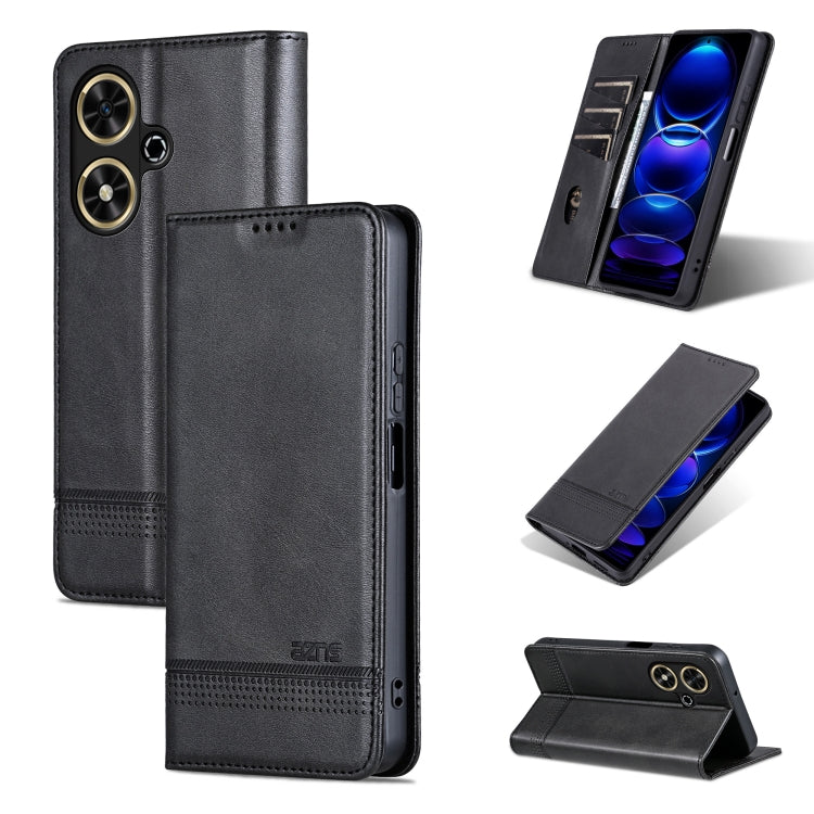 AZNS Magnetic Calf Texture Flip Leather Phone Case, For Honor Play 50/Play 50m 5G, For Honor 200 Lite Global, For Honor Magic6 Pro, For Honor Magic6