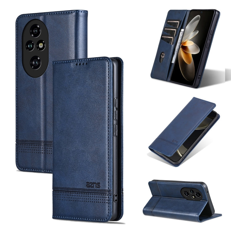 AZNS Magnetic Calf Texture Flip Leather Phone Case, For Honor Play 60 Plus, For Honor X6b, For Honor 200, For Honor 200 Pro