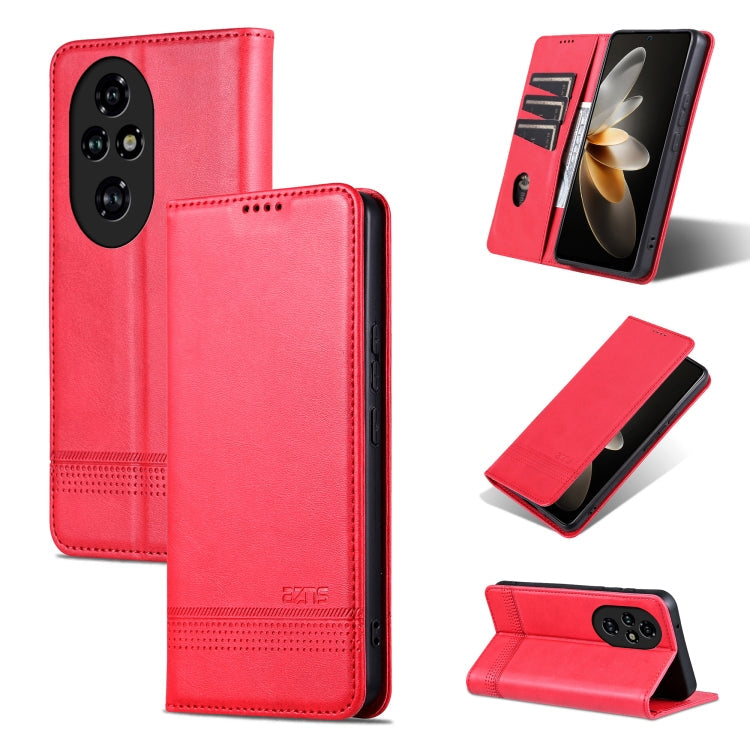 AZNS Magnetic Calf Texture Flip Leather Phone Case, For Honor Play 60 Plus, For Honor X6b, For Honor 200, For Honor 200 Pro