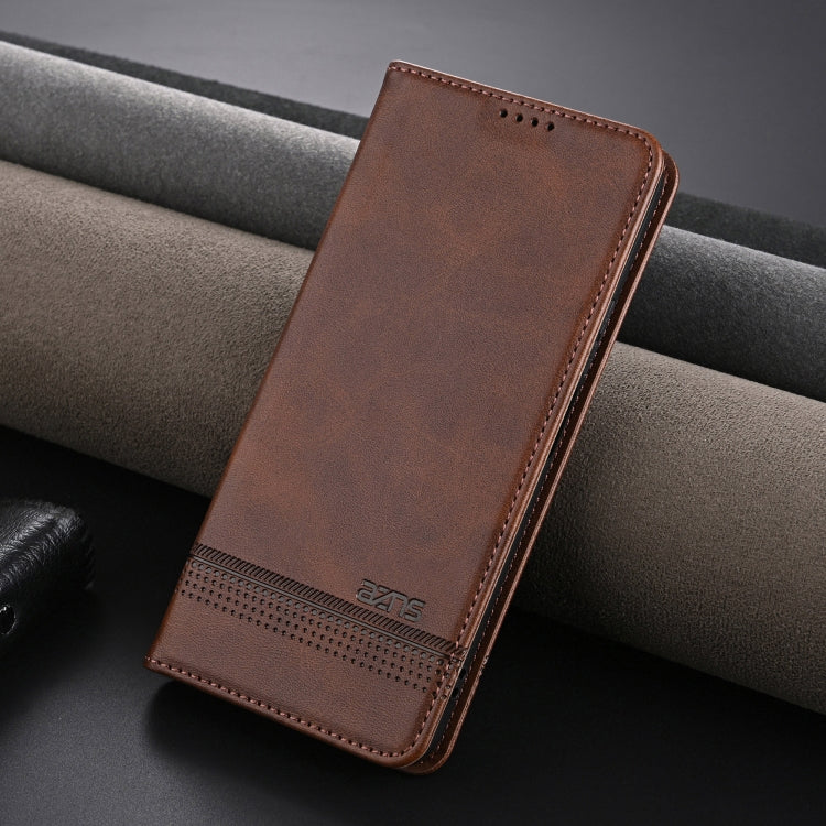 AZNS Magnetic Calf Texture Flip Leather Phone Case, For Honor Play 60 Plus, For Honor X6b, For Honor 200, For Honor 200 Pro