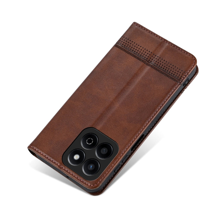 AZNS Magnetic Calf Texture Flip Leather Phone Case, For Honor Play 60 Plus, For Honor X6b, For Honor 200, For Honor 200 Pro