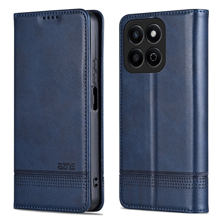 AZNS Magnetic Calf Texture Flip Leather Phone Case, For Honor Play 60 Plus, For Honor X6b, For Honor 200, For Honor 200 Pro