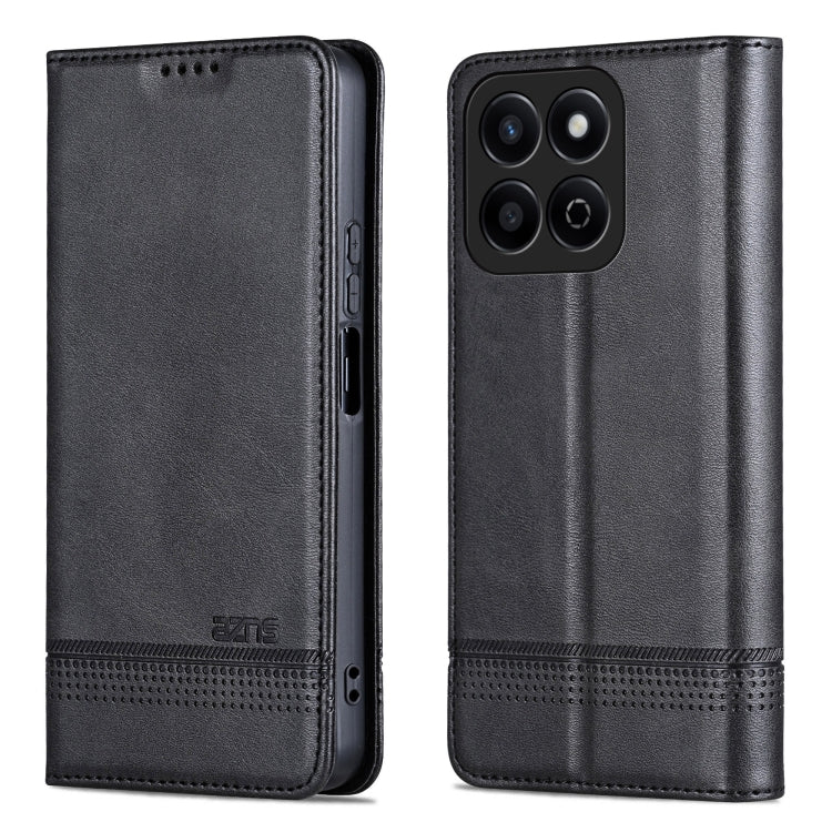 AZNS Magnetic Calf Texture Flip Leather Phone Case, For Honor Play 60 Plus, For Honor X6b, For Honor 200, For Honor 200 Pro
