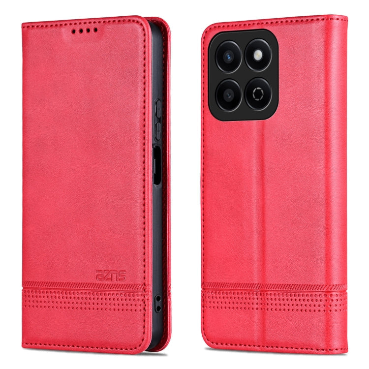 AZNS Magnetic Calf Texture Flip Leather Phone Case, For Honor Play 60 Plus, For Honor X6b, For Honor 200, For Honor 200 Pro