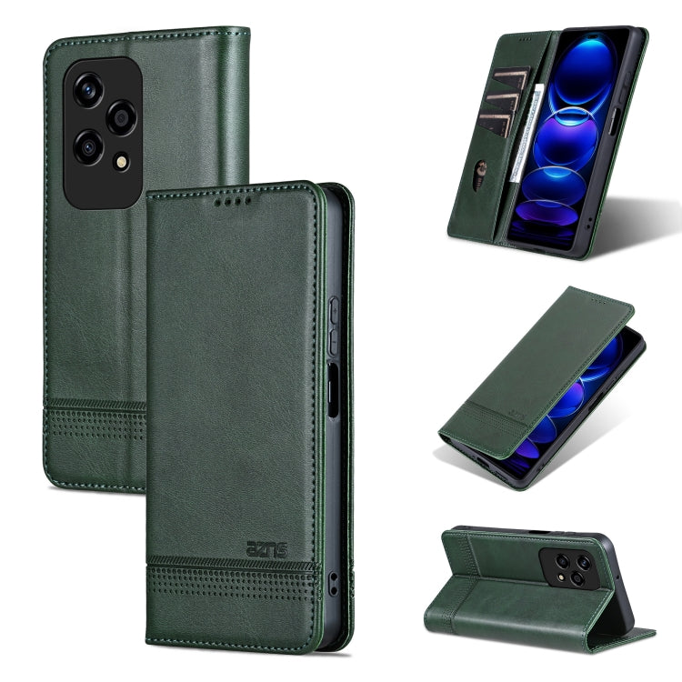 AZNS Magnetic Calf Texture Flip Leather Phone Case, For Honor Play 50/Play 50m 5G, For Honor 200 Lite Global, For Honor Magic6 Pro, For Honor Magic6
