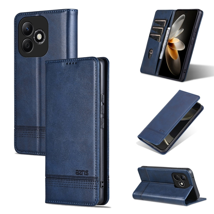 AZNS Magnetic Calf Texture Flip Leather Phone Case, For Honor Magic7, For Honor X60 Pro, For Honor X60, For Honor X60i