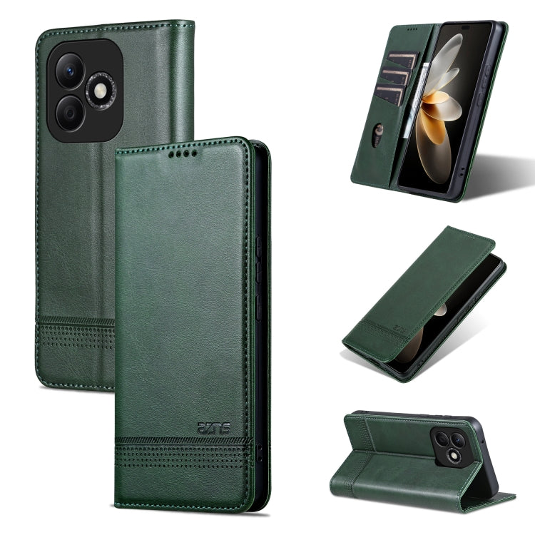 AZNS Magnetic Calf Texture Flip Leather Phone Case, For Honor Magic7, For Honor X60 Pro, For Honor X60, For Honor X60i