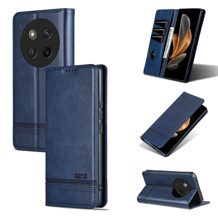 AZNS Magnetic Calf Texture Flip Leather Phone Case, For Honor Magic7, For Honor X60 Pro, For Honor X60, For Honor X60i