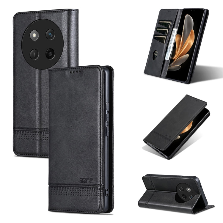 AZNS Magnetic Calf Texture Flip Leather Phone Case, For Honor Magic7, For Honor X60 Pro, For Honor X60, For Honor X60i