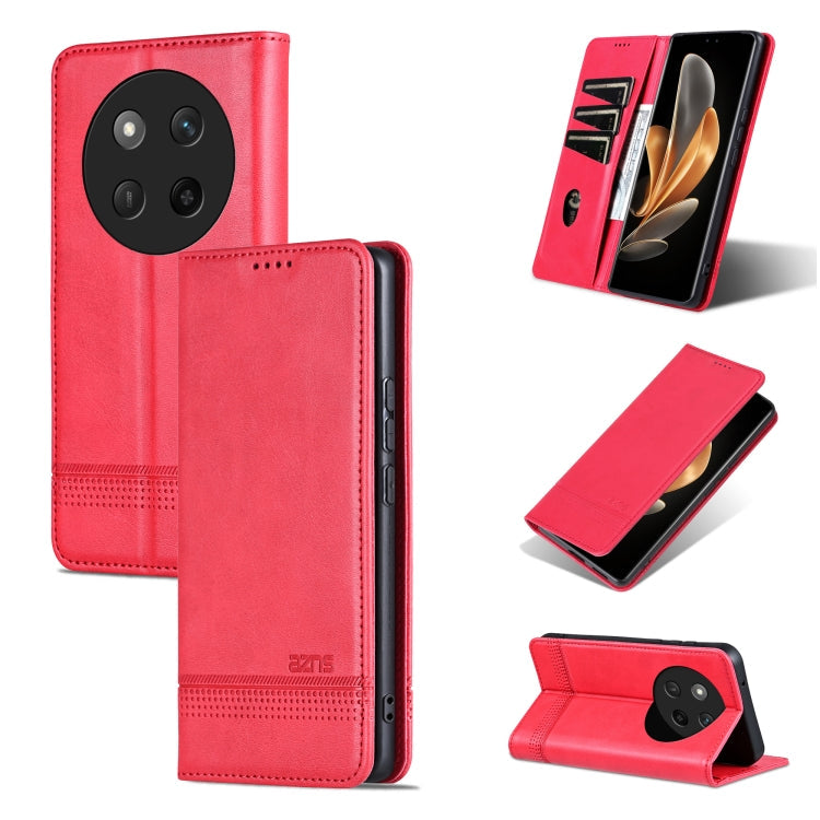 AZNS Magnetic Calf Texture Flip Leather Phone Case, For Honor Magic7, For Honor X60 Pro, For Honor X60, For Honor X60i