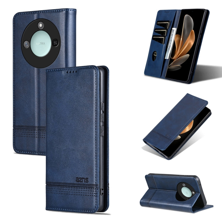 AZNS Magnetic Calf Texture Flip Leather Phone Case, For Honor Magic7, For Honor X60 Pro, For Honor X60, For Honor X60i