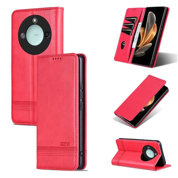 AZNS Magnetic Calf Texture Flip Leather Phone Case, For Honor Magic7, For Honor X60 Pro, For Honor X60, For Honor X60i