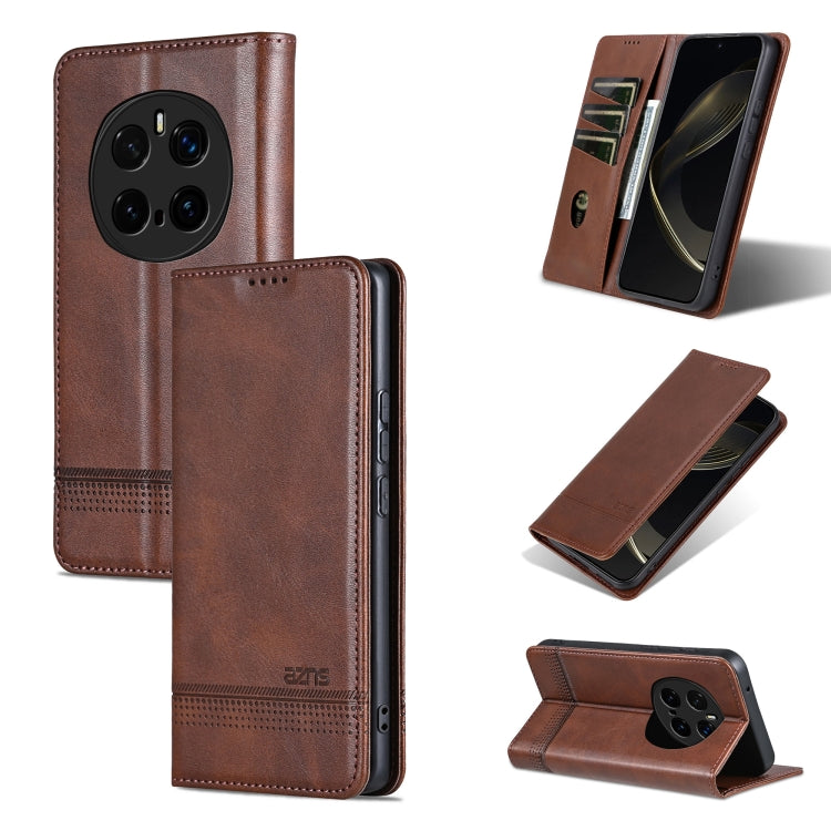 AZNS Magnetic Calf Texture Flip Leather Phone Case, For Honor 300 Ultra, For Honor 300 Pro, For Honor 300, For Honor Magic7 Pro