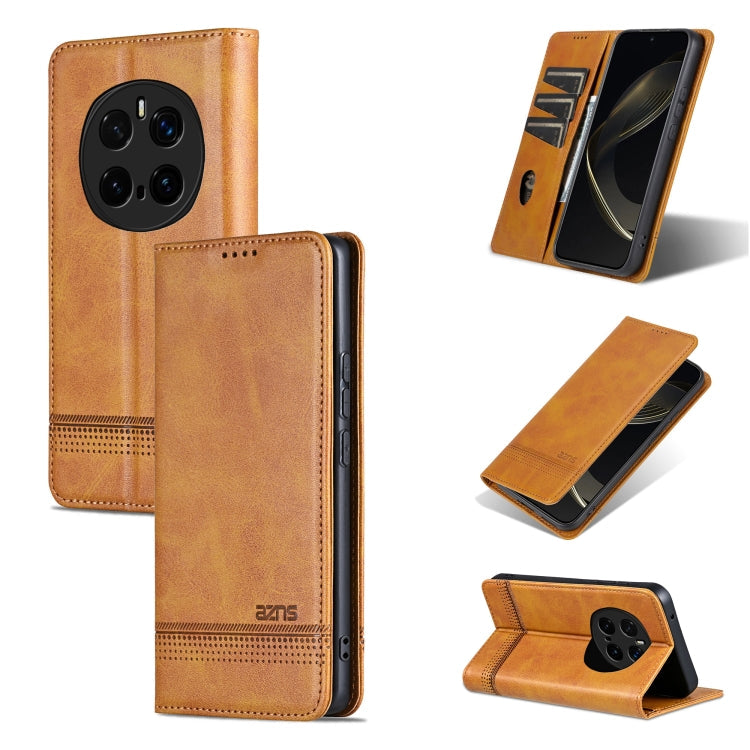 AZNS Magnetic Calf Texture Flip Leather Phone Case, For Honor 300 Ultra, For Honor 300 Pro, For Honor 300, For Honor Magic7 Pro