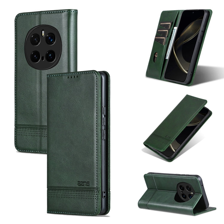 AZNS Magnetic Calf Texture Flip Leather Phone Case, For Honor 300 Ultra, For Honor 300 Pro, For Honor 300, For Honor Magic7 Pro