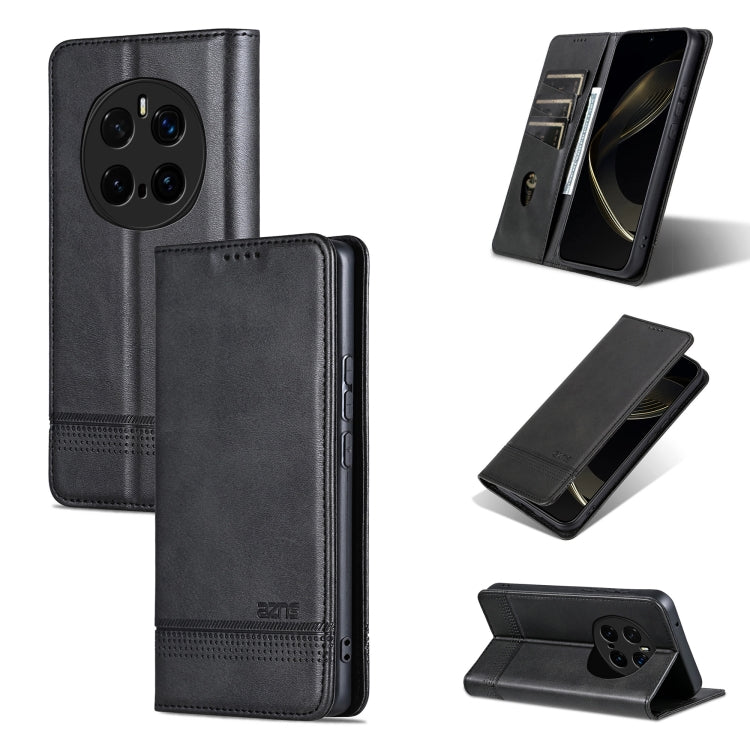 AZNS Magnetic Calf Texture Flip Leather Phone Case, For Honor 300 Ultra, For Honor 300 Pro, For Honor 300, For Honor Magic7 Pro