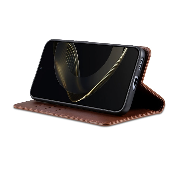 AZNS Magnetic Calf Texture Flip Leather Phone Case, For Honor Magic7, For Honor X60 Pro, For Honor X60, For Honor X60i