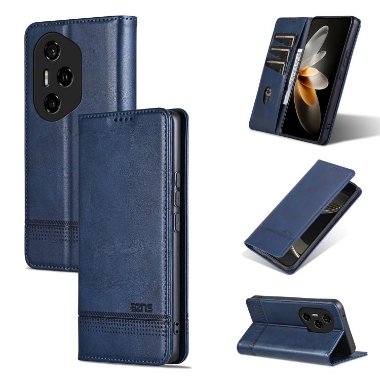 AZNS Magnetic Calf Texture Flip Leather Phone Case, For Honor 300 Ultra, For Honor 300 Pro, For Honor 300, For Honor Magic7 Pro