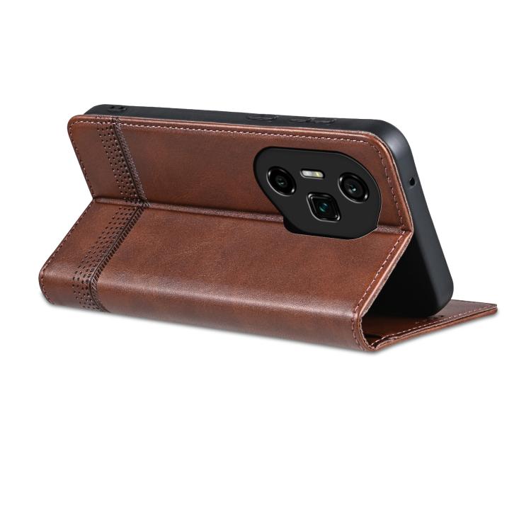 AZNS Magnetic Calf Texture Flip Leather Phone Case, For Honor 300 Ultra, For Honor 300 Pro, For Honor 300, For Honor Magic7 Pro