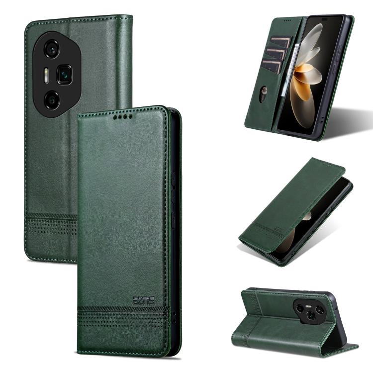 AZNS Magnetic Calf Texture Flip Leather Phone Case, For Honor 300 Ultra, For Honor 300 Pro, For Honor 300, For Honor Magic7 Pro