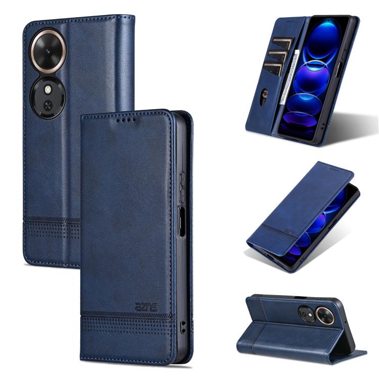 AZNS Magnetic Calf Texture Flip Leather Phone Case, For Honor X70 5G, For Honor 400 Pro 5G Global 160.8mm, For Honor Play 60, For Honor 400 Global 156.5mm