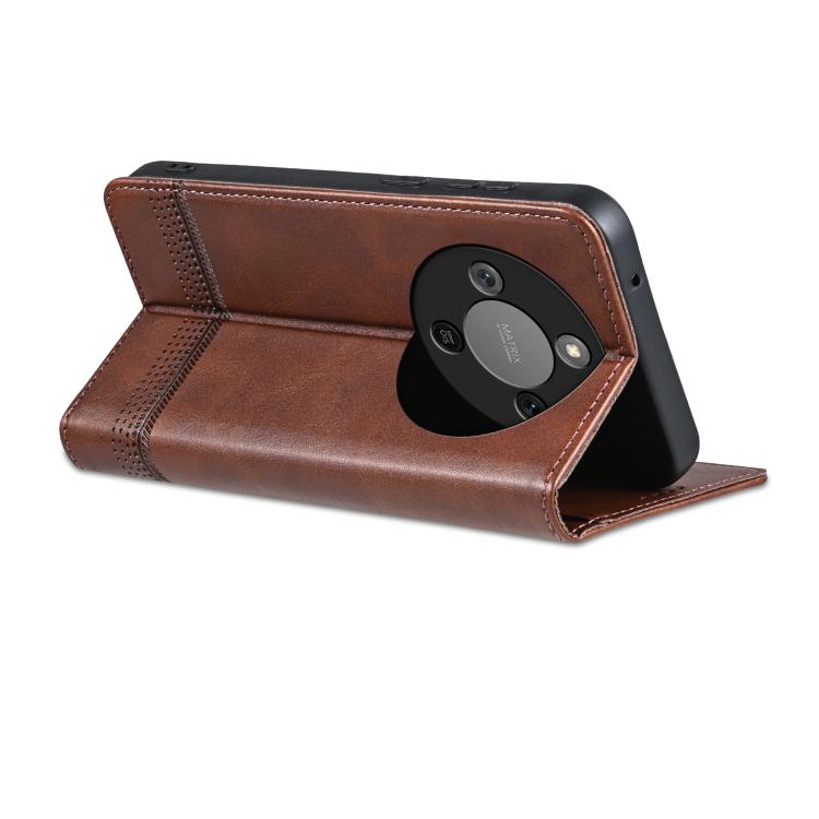 AZNS Magnetic Calf Texture Flip Leather Phone Case, For Honor X70 5G, For Honor 400 Pro 5G Global 160.8mm, For Honor Play 60, For Honor 400 Global 156.5mm