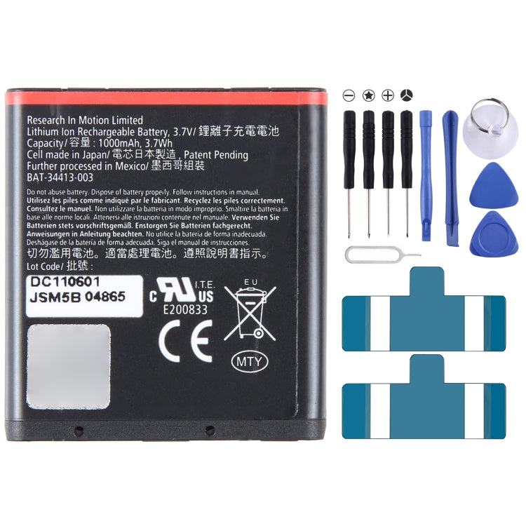 300mAh Battery Replacement, For Alcatel One Touch EE60 4G Y854VB TLiA2, For Blackberry Z20 / Z30, For Blackberry KEY2, For Blackberry Key One / DTEK70, For Blackberry Classic / Q20, For Blackberry Passport Q30, For Blackberry M-S1 Bold 9000/9700       ...